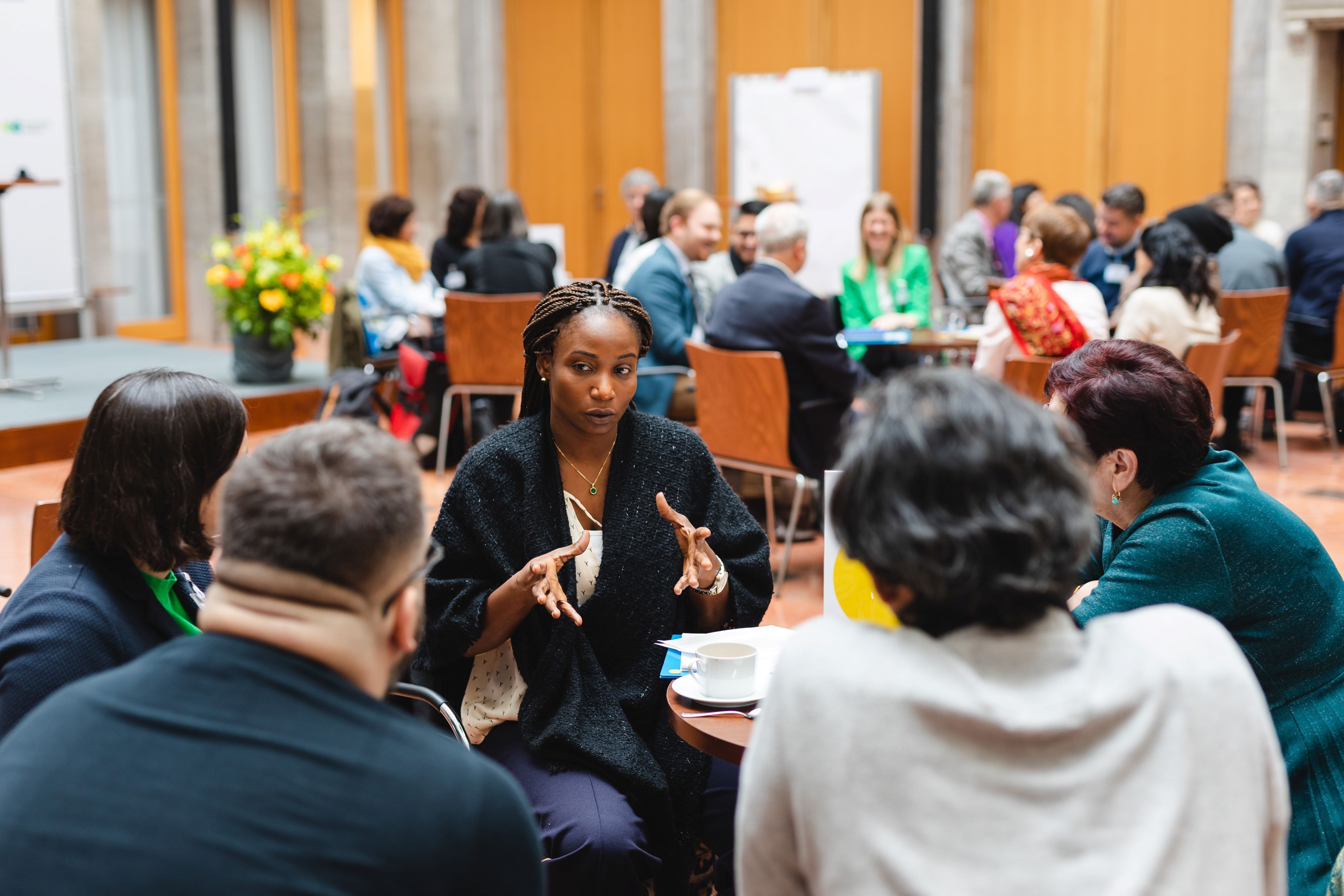 Participants shared their experiences with transitional justice and reconciliation