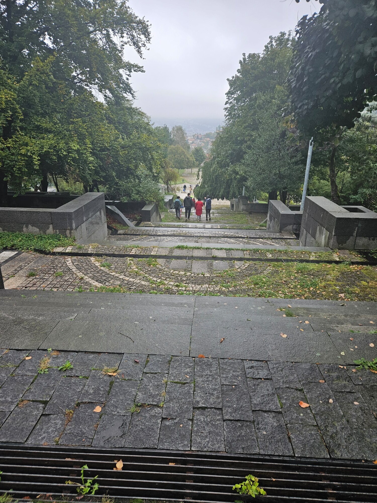 Vraca Memorial Park commemorating the victims of World War Two from Sarajevo