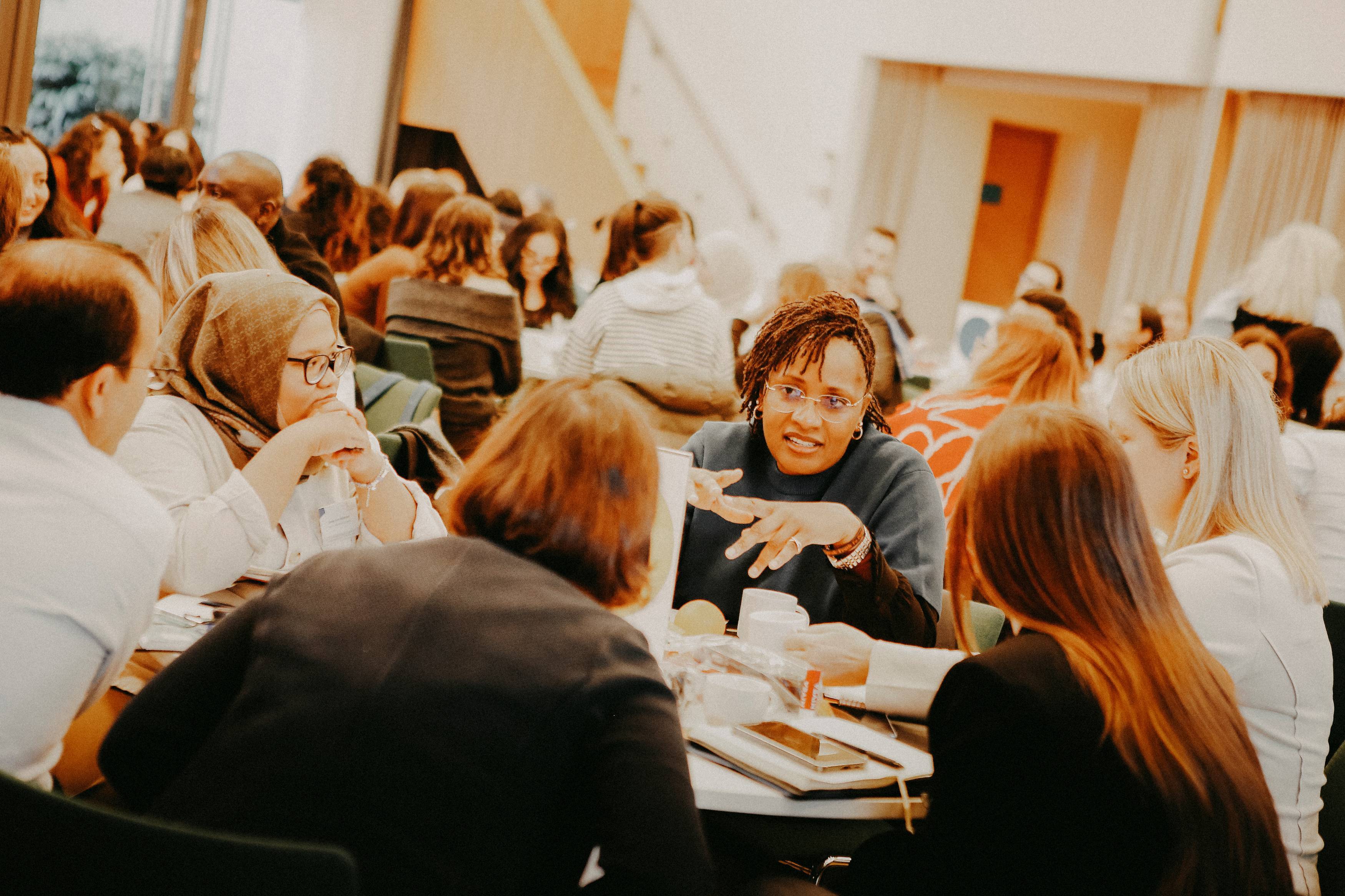 Small group discussions allowed participants to get to know each other