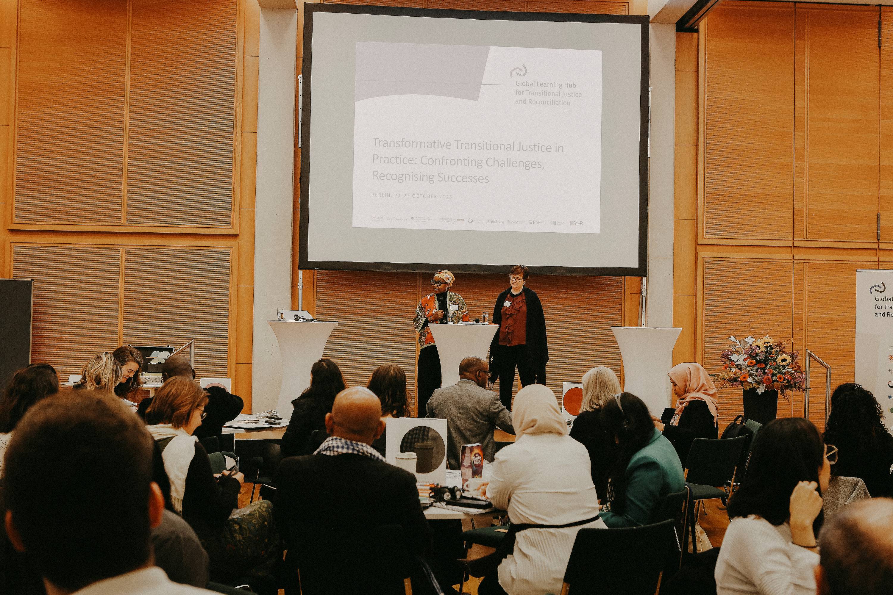 The conference was organised by the partner organisations of the Global Learning Hub for Transitional Justice and Reconciliation